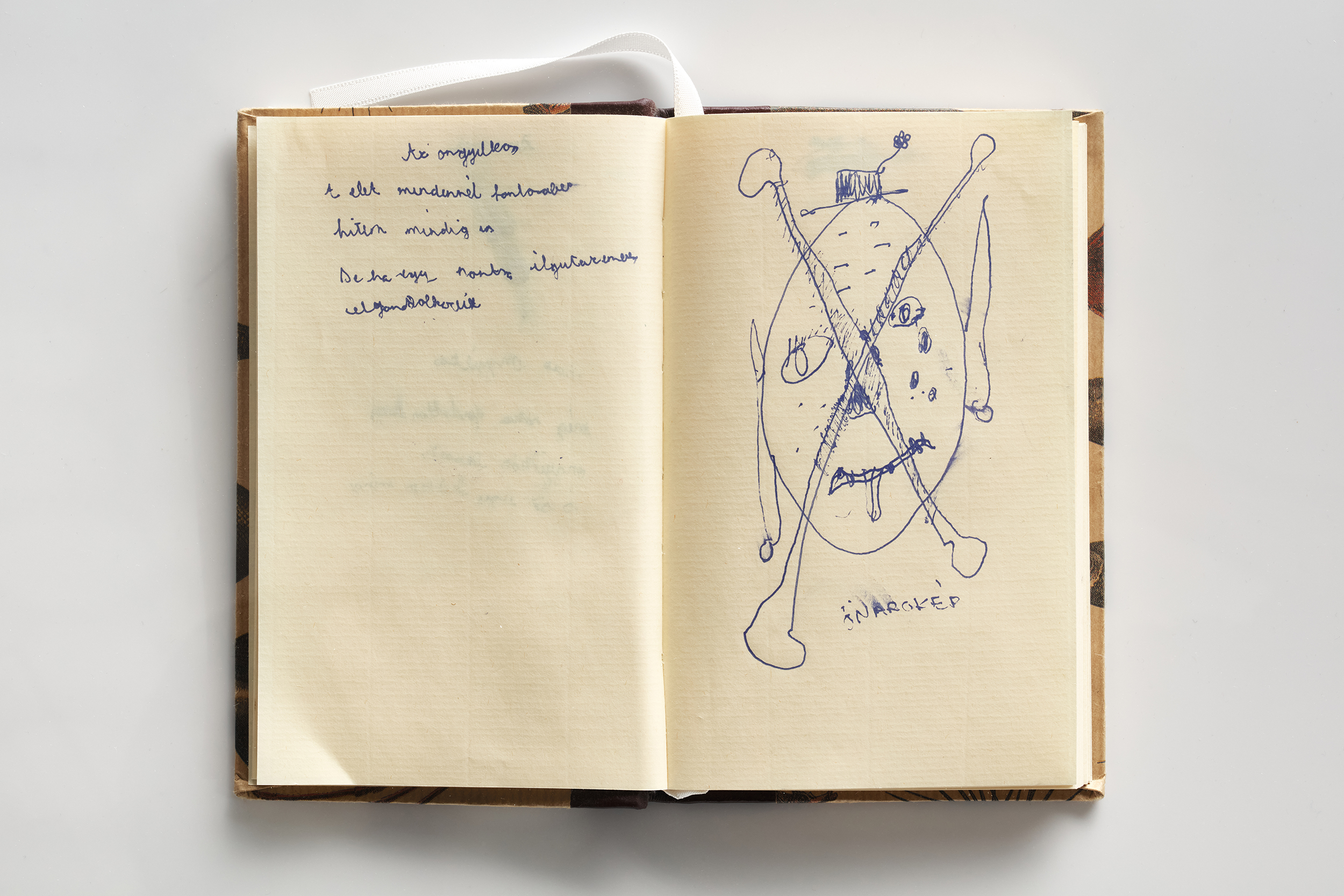 Notebook with a Self Portrait