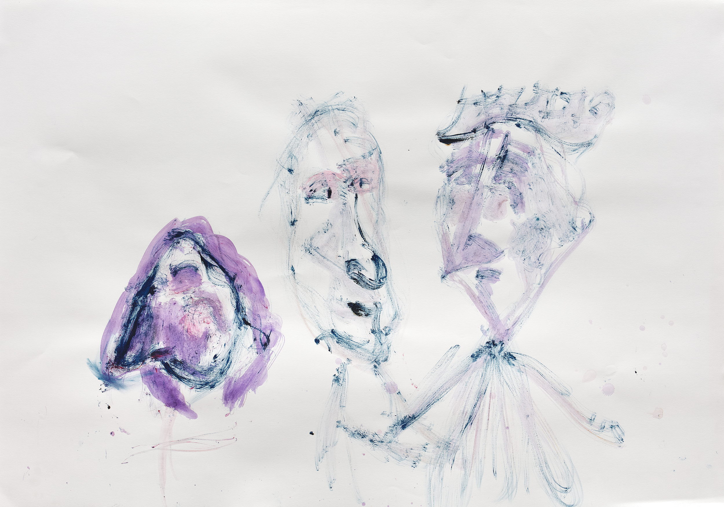 Three in Purple